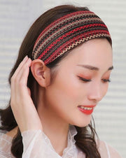 カチューシャ レディース ヘアアクセサリー 髪飾り 髪留め 布製 幅広 ワイド メッシュ エスニック風 ヘアアレンジ まとめ髪