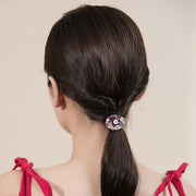 ヘアゴム レディース ヘアアクセサリー 女性 ラインストーン キラキラ まとめ髪 3連ゴム 髪留め 髪飾り ヘアアレンジ 可愛い おしゃれ 上品 きれいめ
