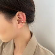 イヤーカフ イヤークリップ 3種セット レディース 女性用 アクセサリー 耳飾り リング シンプル おしゃれ