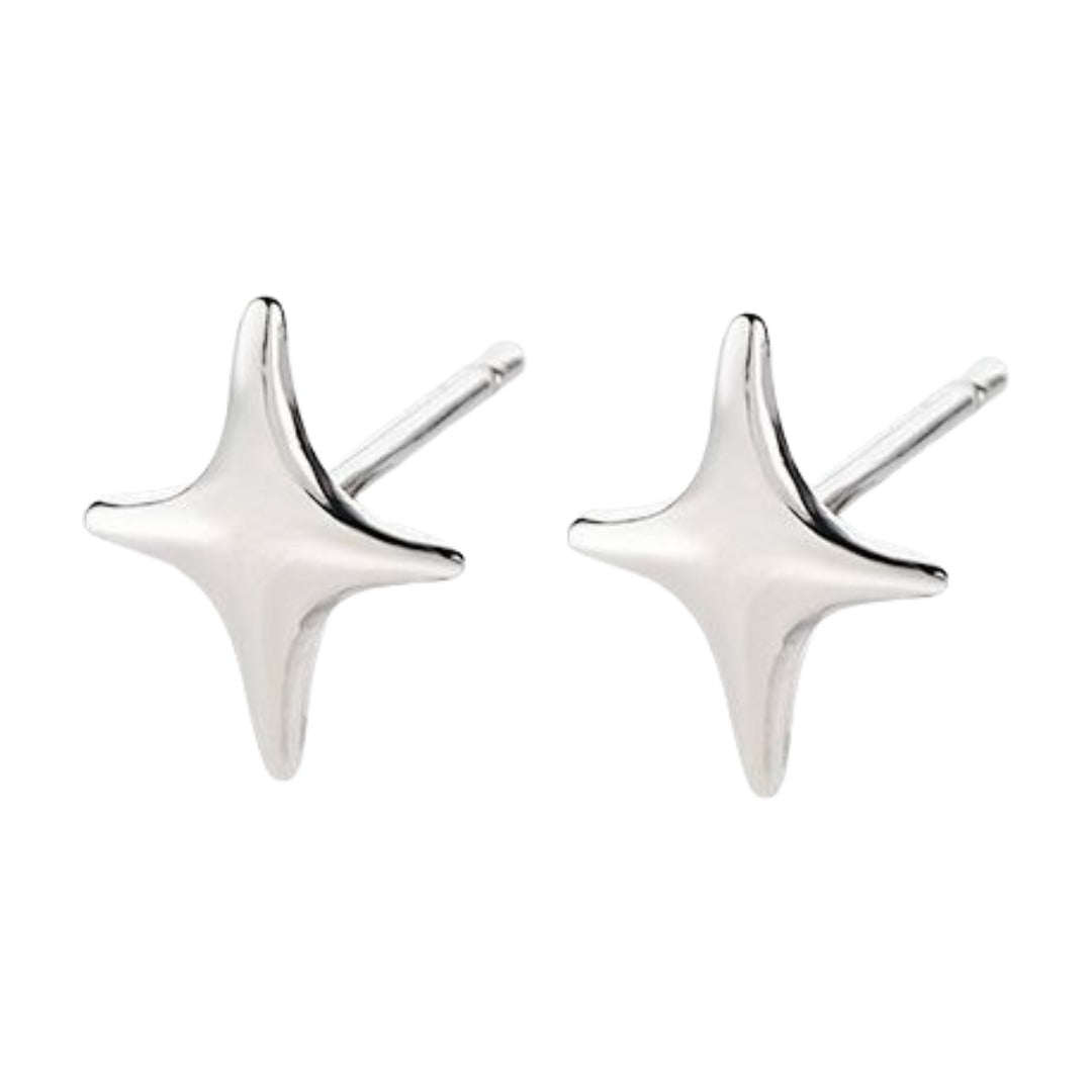 スタッドピアス アシンメトリー レディース アクセサリー 小ぶり 小さめ 1スター×シルバー バリエーション画像