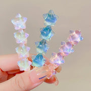 ヘアクリップ くちばしクリップ レディース 女性 ヘアアクセサリー 単品 髪留め まとめ髪 ヘアアレンジ おしゃれ かわいい 星 スター