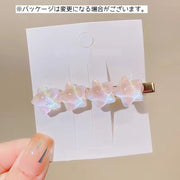 ヘアクリップ くちばしクリップ レディース 女性 ヘアアクセサリー 単品 髪留め まとめ髪 ヘアアレンジ おしゃれ かわいい 星 スター