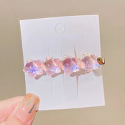 ヘアクリップ くちばしクリップ レディース 女性 ヘアアクセサリー 単品 髪留め まとめ髪 ヘアアレンジ おしゃれ かわいい 星 スター