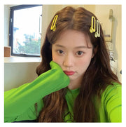 ヘアクリップ 3個セット ヘアアクセサリー レディース 女性 髪飾り 髪留め まとめ髪 シンプル 単色 かわいい キュート ガーリー お出かけ 普段使い プレゼント お揃い 重ね付け ピンク 黄 青 緑 紫 茶