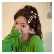 ヘアクリップ 3個セット ヘアアクセサリー レディース 女性 髪飾り 髪留め まとめ髪 シンプル 単色 かわいい キュート ガーリー お出かけ 普段使い プレゼント お揃い 重ね付け ピンク 黄 青 緑 紫 茶