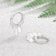 フープピアス リングピアス 中折れ式 レディース アクセサリー 耳飾り ラインストーン プレート 揺れる ワンタッチ キャッチ一体型 大人上品 おしゃれ かわいい ギフト プレゼント 贈り物 きれいめ お出かけ お呼ばれ カジュアル デイリー ギフト プレゼント 女性用 婦人用 ファッション小物