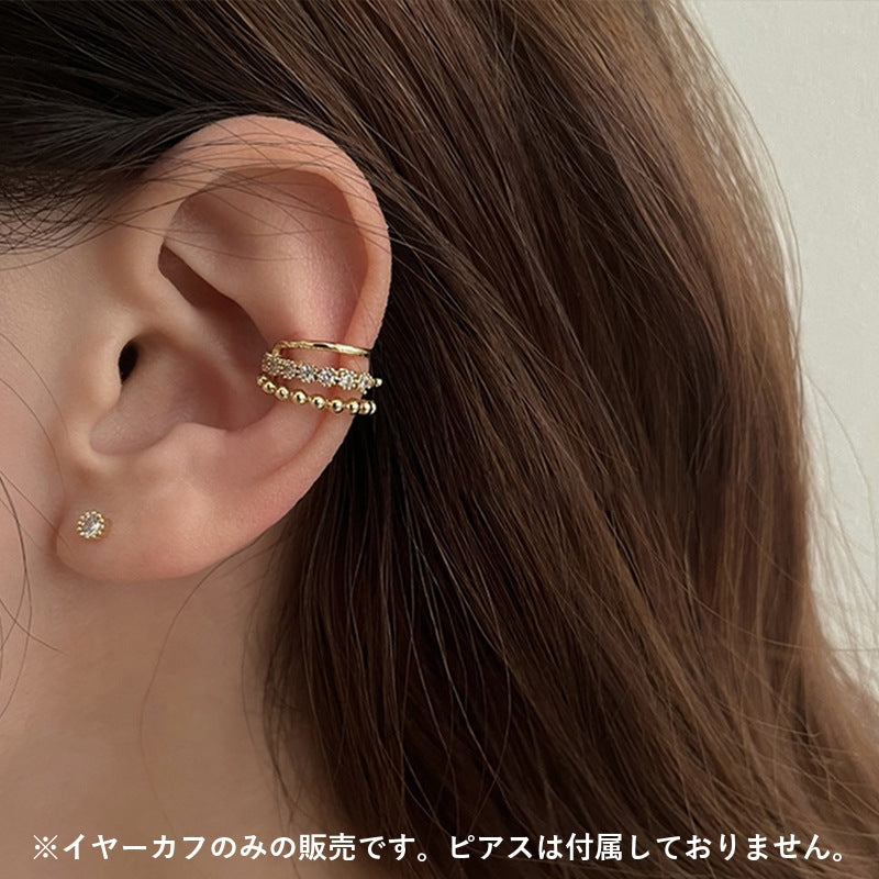 イヤーカフ 片耳用 アクセサリー レディース ノンホール イヤークリップ 商品画像2