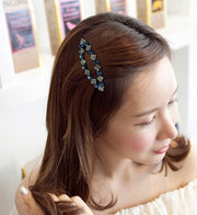 ヘアピン パッチン留め ヘアアクセサリー レディース ラインストーン キラキラ 髪飾り 髪留め ヘアアレンジ かわいい おしゃれ 綺麗 フェミニン ギフト プレゼント ファッション小物 婦人用