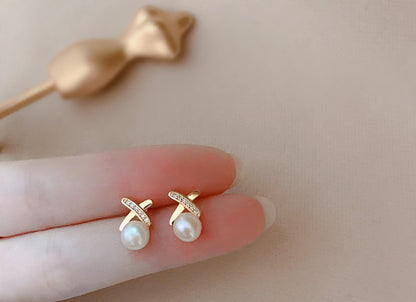 スタッドピアス アクセサリー レディース 耳飾り キャッチピアス パール調 商品画像2