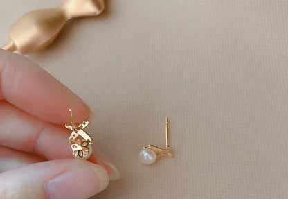 スタッドピアス アクセサリー レディース 耳飾り キャッチピアス パール調 商品画像4