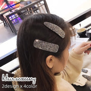 パッチン留め ヘアピン レディース 女性 ヘアアクセサリー 髪留め 髪飾り スクエア ドロップ型 ビーズ キラキラ 可愛い おしゃれ ヘアアレンジ
