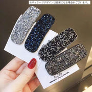 パッチン留め ヘアピン レディース 女性 ヘアアクセサリー 髪留め 髪飾り スクエア ドロップ型 ビーズ キラキラ 可愛い おしゃれ ヘアアレンジ