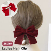 ヘアクリップ ミニ くちばしクリップ レディース 女性 ヘアアクセサリー 髪飾り リボン かわいい おしゃれ 前髪 お出かけ