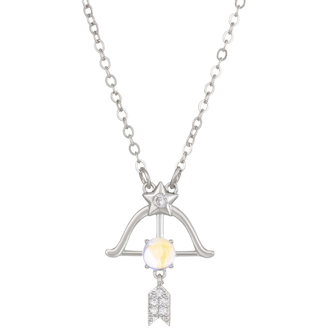 12星座ネックレス レディース アクセサリー 星座 ペンダント シルバーカラー 1486【射手座】 バリエーション画像
