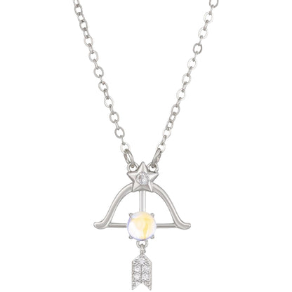12星座ネックレス レディース アクセサリー 星座 ペンダント シルバーカラー 1486【射手座】 バリエーション画像