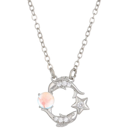 12星座ネックレス レディース アクセサリー 星座 ペンダント シルバーカラー 1489【魚座】 バリエーション画像