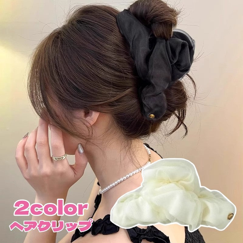 ヘアクリップ バンスクリップ ヘアアクセサリー レディース ヘアアレンジ 髪飾り 髪留め かわいい おしゃれ 上品 綺麗 フェミニン 簡単 ファッション小物 女性用 婦人用