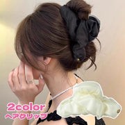ヘアクリップ バンスクリップ ヘアアクセサリー レディース ヘアアレンジ 髪飾り 髪留め かわいい おしゃれ 上品 綺麗 フェミニン 簡単 ファッション小物 女性用 婦人用