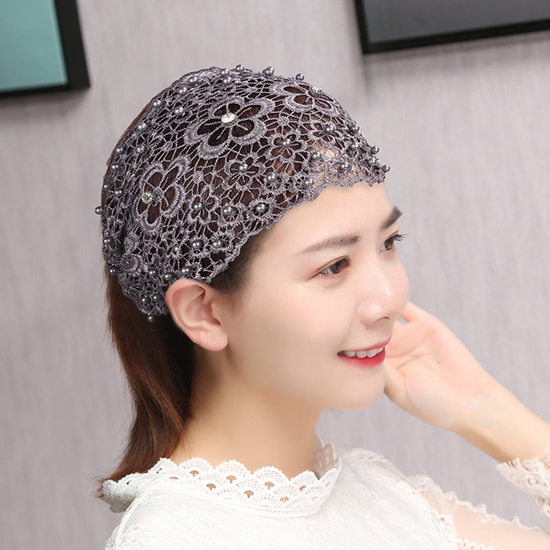 ヘアバンド レディース 女性用 ヘアアクセサリー 総レース ターバン 商品画像4