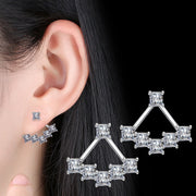 バックキャッチピアス スタッドピアス レディース アクセサリー 女性用 ラインストーン おしゃれ かわいい キラキラ シンプル 大人上品 お出かけ カジュアル デイリー フェミニン エレガント 普段使い ギフト プレゼント 婦人用 ファッション小物