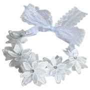 ベビー用ヘアバンド ヘアアクセサリー 赤ちゃん 花 花輪 リボン 花かんむり 髪飾り フラワーモチーフ 可愛い