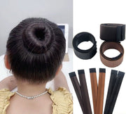 お団子メーカー シニヨンメーカー レディース ヘアアクセサリー 髪飾り 髪留め ヘアアレンジ くるくる巻くだけ簡単 まとめ髪 ドーナツヘア