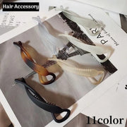 バナナクリップ ヘアクリップ レディース ヘアアクセサリー 髪留め 髪飾り ヘアアレンジ まとめ髪 クロス シニヨン お団子