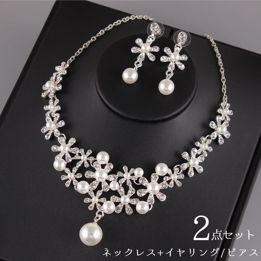 ネックレス イヤリング ピアス 2点セット レディース 女性用 商品画像