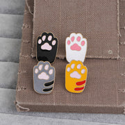 ブローチ タックピン ラペルピン レディース 女性用 アクセサリー 肉球 猫の手 ワンポイント かわいい 上品 フェミニン 洋服 バッグ 鞄 カバン ギフト プレゼント 贈り物