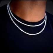 テニスネックレス テニスブレスレット アンクレット アクセサリー レディース 女性用 ファッション小物 ラインストーン 2mm 3mm 4mm 華やか 上品 エレガント おしゃれ かわいい プレゼント ギフト 誕生日 記念日