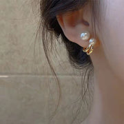 スタッドピアス レディース アクセサリー バックキャッチ フェイクパール 女性用 おしゃれ かわいい 上品 きれいめ フェミニン カジュアル フォーマル お出かけ 通勤 オフィス 普段使い パーティー ギフト プレゼント 贈り物