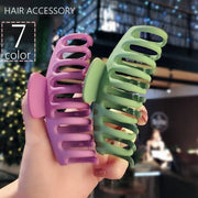 バンスクリップ ヘアクリップ レディース 女性 婦人 ヘアアクセサリー 髪飾り まとめ髪 後ろ髪 ヘアアレンジ 簡単 マットカラー シンプル 大ぶり 大きめ かわいい カジュアル 定番 おしゃれ お出かけ 通勤 デイリー 黒 青 緑 ピンク アズキ 橙