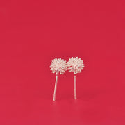 スタッドピアス アクセサリー レディース 耳飾り キャッチピアス たんぽぽ かわいい おしゃれ 上品 プレゼント ギフト 贈り物 綿毛 タンポポ 蒲公英 女性用 婦人用 ファッション小物