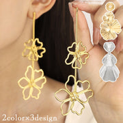 スタッドピアス ピアス レディース 女性 アクセサリー 大ぶり 揺れる フラワー お花 お洒落 上品 可愛い ファッション小物