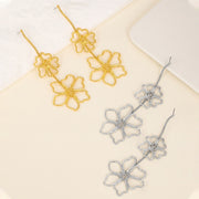 スタッドピアス ピアス レディース 女性 アクセサリー 大ぶり 揺れる フラワー お花 お洒落 上品 可愛い ファッション小物
