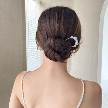ヘアコーム U字コーム かんざし へアスティック レディース ヘアアクセサリー 商品画像5
