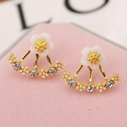 バックキャッチピアス スタッドピアス アクセサリー レディース 女性用 フラワー 小花 おしゃれ かわいい フェミニン キュート ガーリー 大人上品 お出かけ カジュアル デイリー 普段使い オフィス 通勤 デート 婦人用