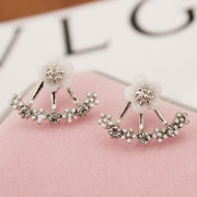 バックキャッチピアス スタッドピアス アクセサリー レディース 女性用 フラワー 小花 おしゃれ かわいい フェミニン キュート ガーリー 大人上品 お出かけ カジュアル デイリー 普段使い オフィス 通勤 デート 婦人用