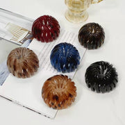 ヘアクリップ ヘアリング マルチクリップ レディース 女性 ヘアアクセサリー 髪留め まとめ髪 ポニーテール お団子ヘア ヘアアレンジ 髪飾り 可愛い おしゃれ マーブル調 ファッション小物