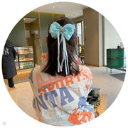 ヘアクリップ レディース ヘアアクセサリー 髪飾り 大きめ リボン チュール 雪の結晶 ラメ 可愛い ロング ラインストーン ビジュー 髪留め ヘッドドレス ヘアアレンジ まとめ髪 コスプレ お姫様コーデ メッシュ 揺れる ダブルピン グラデーション かわいい おしゃれ お洒落 女性 婦人 大人 子供 子ども こども キッズ ジュニア 女の子 ガールズ ギフト 贈り物 母の日