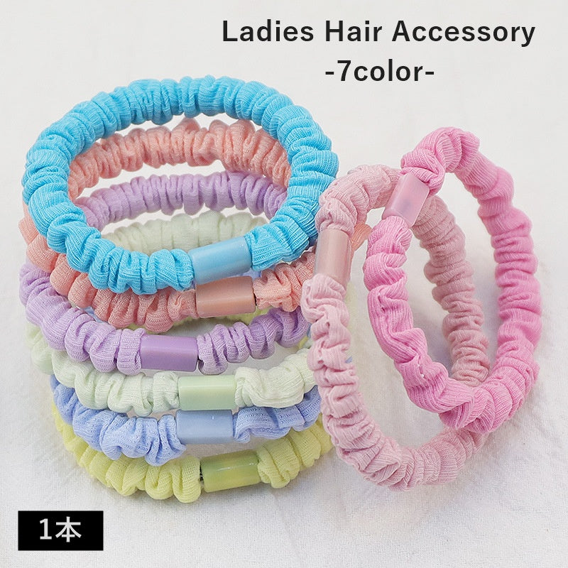ヘアゴム 単品 1本 髪ゴム レディース 女性 婦人 ヘアアクセサリー ファッション小物 シンプル 髪飾り まとめ髪 かわいい おしゃれ