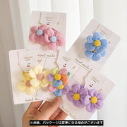 ヘアゴム キッズ ベビー ヘアアクセサリー リングゴム 髪ゴム まとめ髪 ヘアアレンジ フラワー 花 かわいい おしゃれ