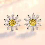 スタッドピアス キャッチピアス レディース 女性 アクセサリー ラインストーン フラワーモチーフ お花 デイジー 耳飾り 可愛い おしゃれ 上品 ギフト プレゼント