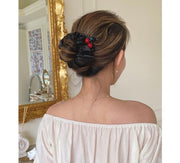 ヘアクリップ ヘアリング レディース かわいい 髪留め 髪飾り おしゃれ まとめ髪 ヘアアクセサリー ヘアアレンジ ファッション小物