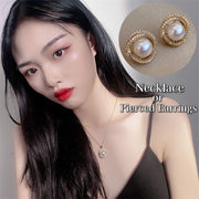 ネックレス スタッドピアス レディース ペンダント アクセサリー 耳飾り 首飾り フェイクパール 丸 上品 おしゃれ 女性用 婦人用 ファッション小物 プレゼント 誕生日 記念日 贈り物 ギフト