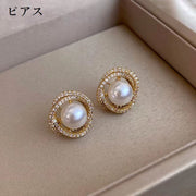 ネックレス スタッドピアス レディース ペンダント アクセサリー 耳飾り 首飾り フェイクパール 丸 上品 おしゃれ 女性用 婦人用 ファッション小物 プレゼント 誕生日 記念日 贈り物 ギフト