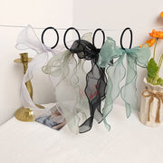 ヘアゴム レディース ヘアアクセサリー 髪ゴム 髪飾り リボン かわいい おしゃれ ロング 大きめ ハーフアップ ポニーテール カジュアル フェミニン 無地 シンプル ヘアアレンジ