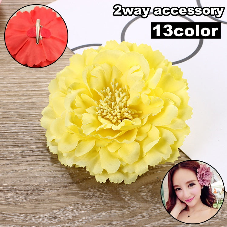 ヘアクリップ ブローチ 2way ヘアアクセサリー ヘッドドレス コサージュ フラワーモチーフ お花 レディース 女性 髪飾り 髪留め ヘアアレンジ 結婚式 パーティー お呼ばれ 華やか 可愛い かわいい おしゃれ エレガント 婦人用 ファッション小物 カラバリ豊富