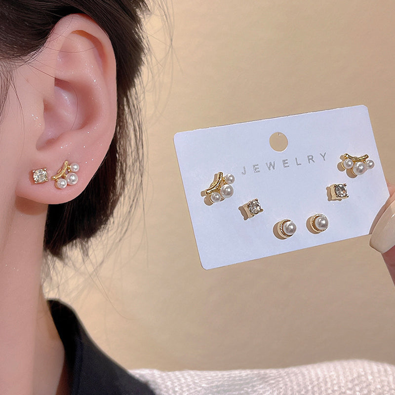 スタッドピアス プチピアス 3組セット 6点セット レディース アクセサリー 商品画像2