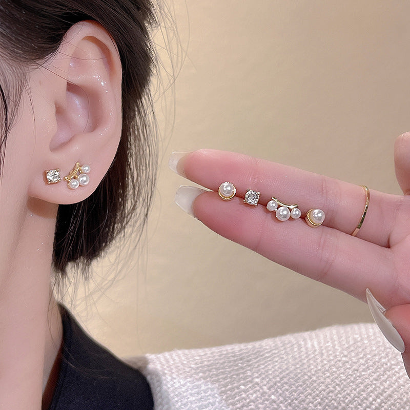 スタッドピアス プチピアス 3組セット 6点セット レディース アクセサリー 商品画像3